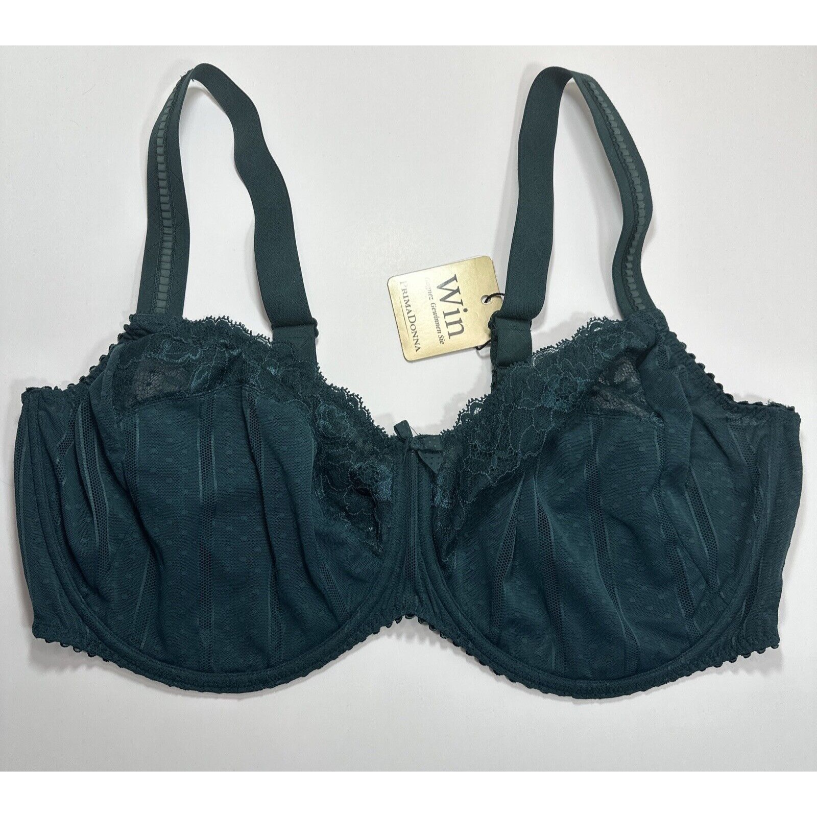 Prima Donna 016-2580 Couture 3 Part Cup Bra Jewel Green Uk 48e New Underwire